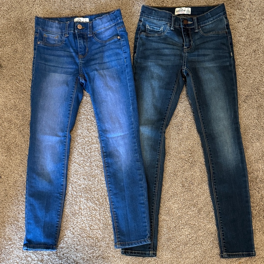 Jordache Skinny Jeans in Light and Dark Blue